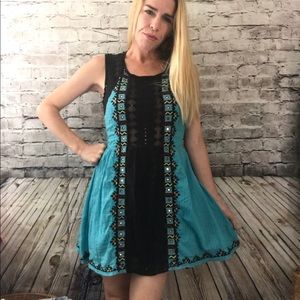 ‼️FREE PEOPLE Aztec Skater Dress Size 2‼️